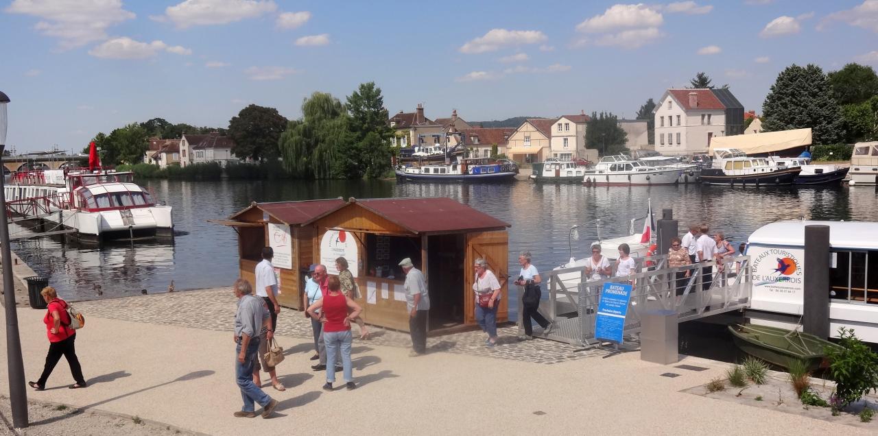 Les Pas Pressés sortie Bateau Auxerre (89)